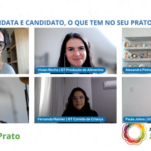 Aliança lança propostas às candidaturas por Brasil sem fome e com comida de verdade
