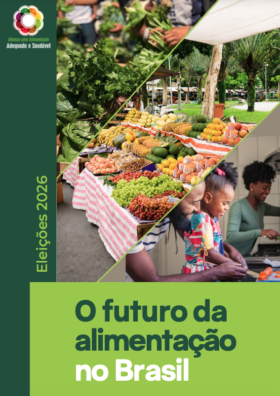Capa da carta das eleições 2026 "O futuro da alimentação no Brasil"